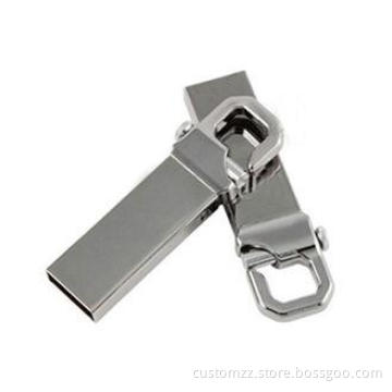 Metal Keychain Flash Drive 32GB , Largest Capacity Thumb Dr